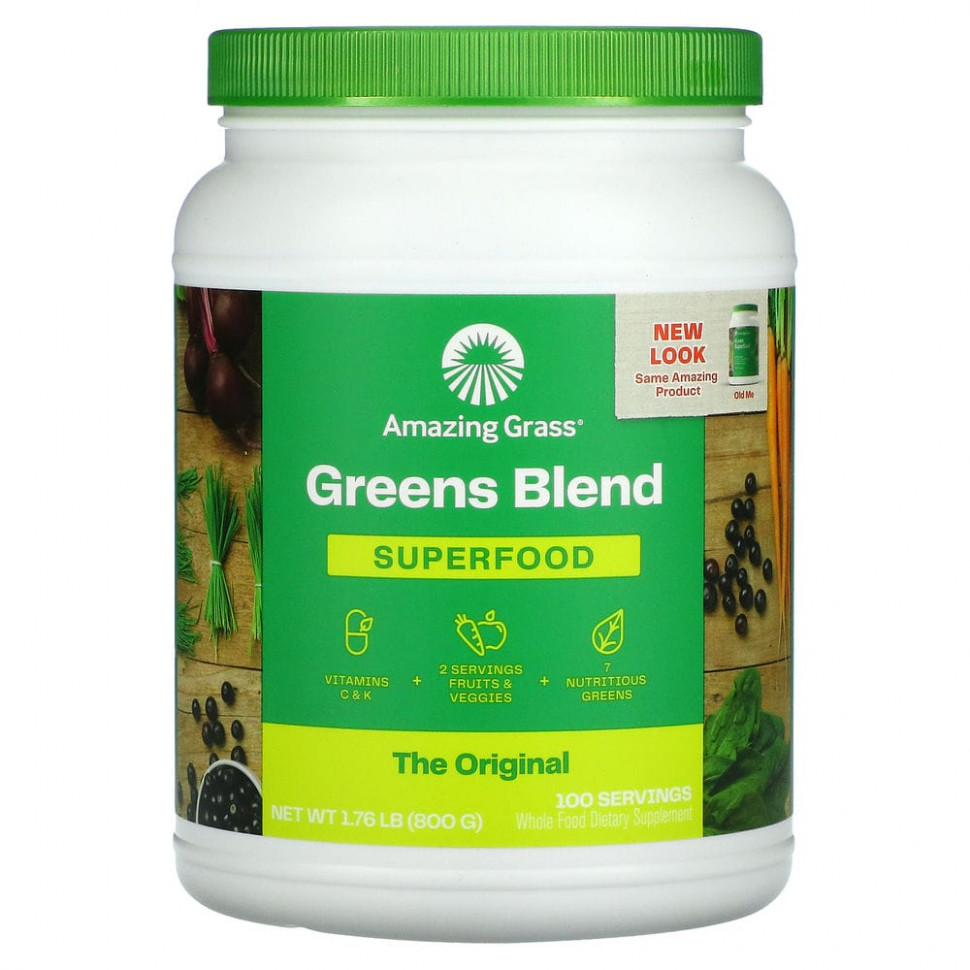 ���� ������ (Iherb) Amazing Grass, Green Superfood, The Original, 800 � (28,2 �����), ������ �� 14670 ���