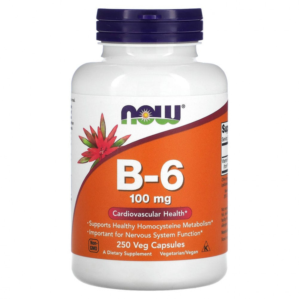 ���� ������ (Iherb) NOW Foods, ������� �6, 100 ��, 250 �������������� ������, ������ �� 2050 ���