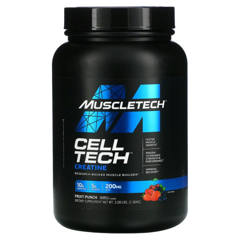 ���� ������ (Iherb) Muscletech, Performance Series, CELL-TECH Creatine, ��������� ����, 1,36 �� (3 �����), ������ �� 5930 ���