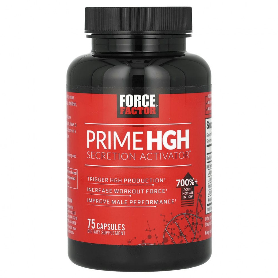   (Iherb) Force Factor, Prime HGH Secretion Activator, 75     -     , -, 