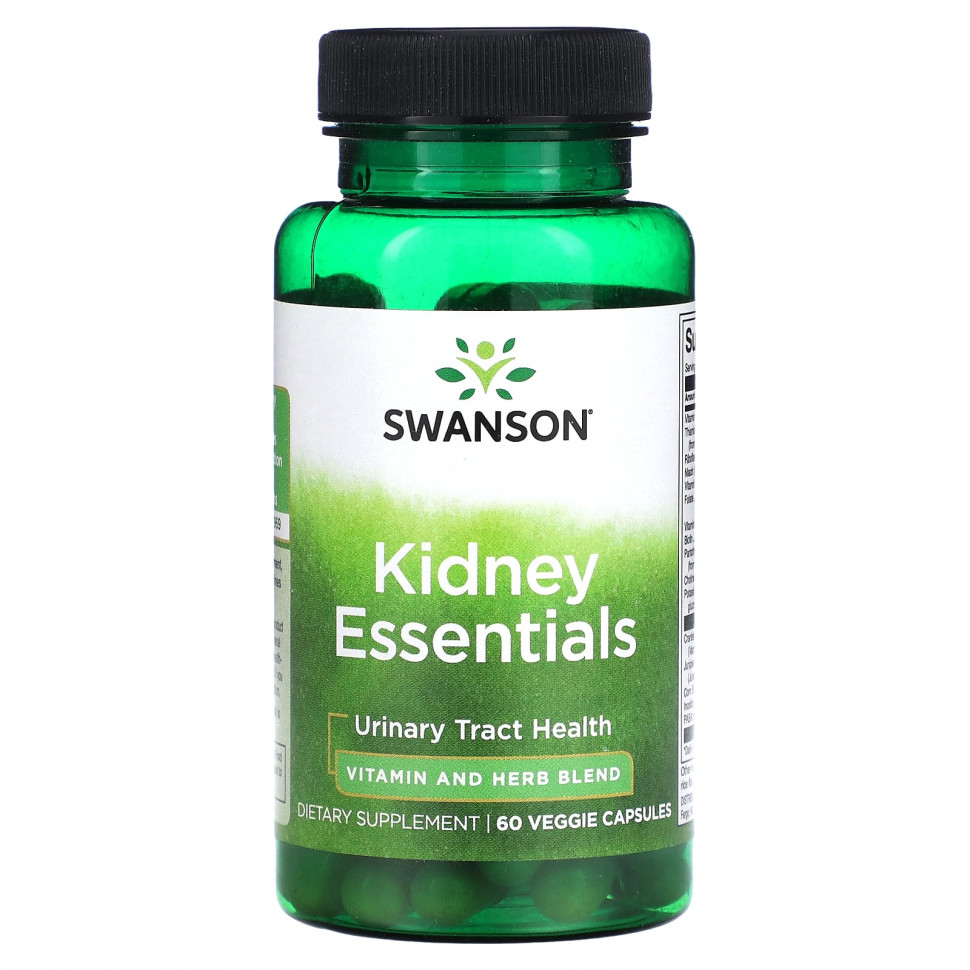   (Iherb) Swanson, Kidney Essentials, 60      -     , -, 