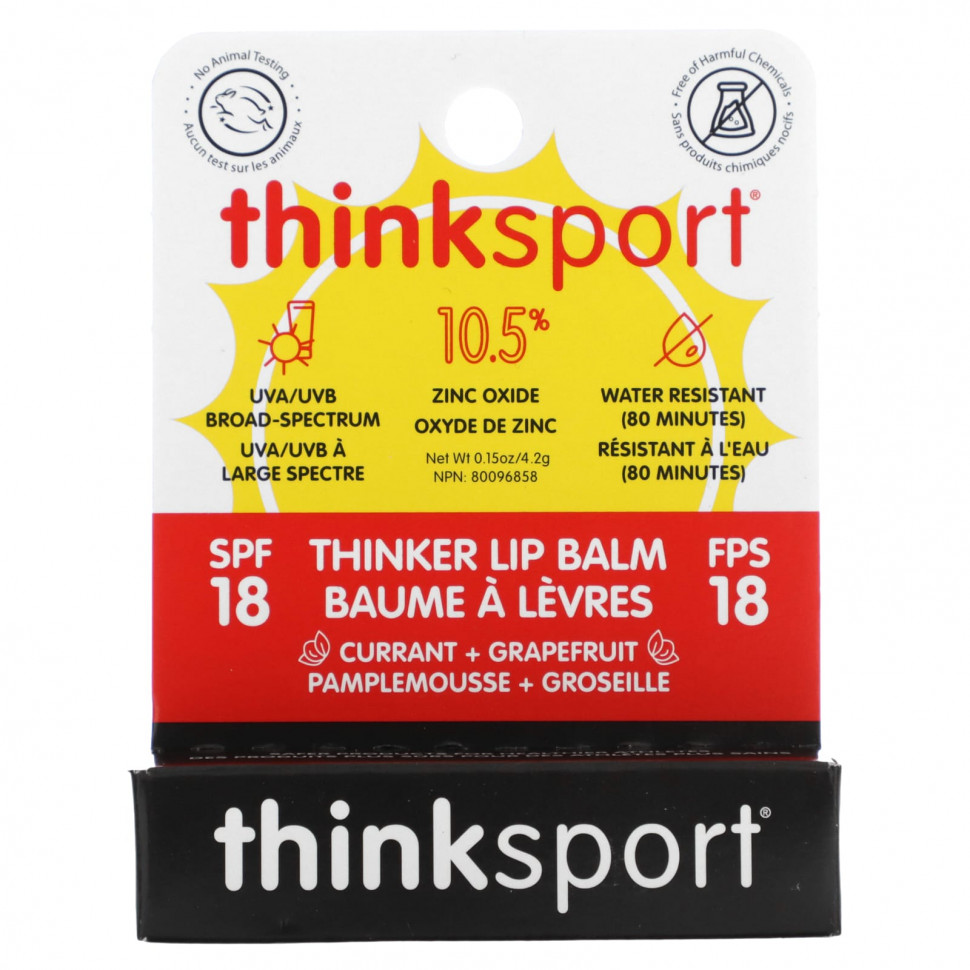   (Iherb) Think, Thinksport,    Thinker, SPF 18,   , 4,2  (0,15 )    -     , -, 