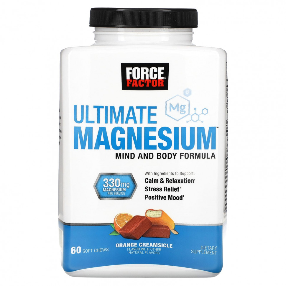   (Iherb) Force Factor, Ultimate Magnesium,  , 165 , 60      -     , -, 