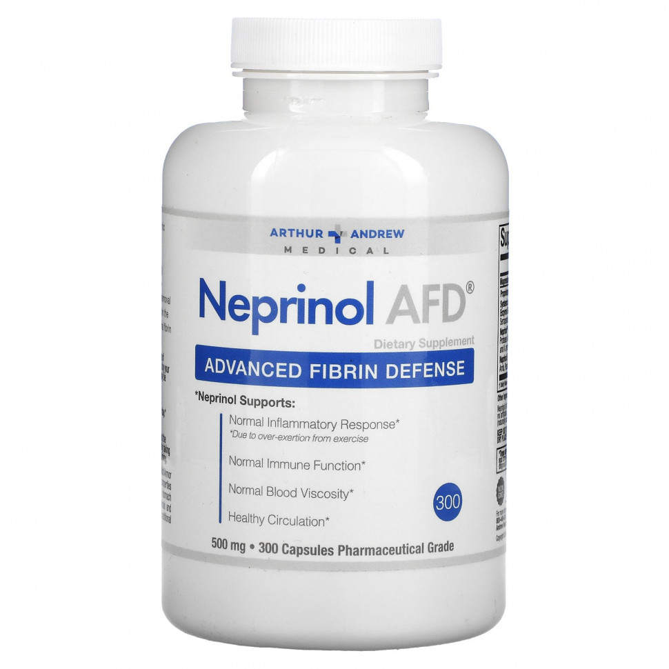 ���� ������ (Iherb) Arthur Andrew Medical, Neprinol AFD, ������������������� �������� ��� ������ ��������� �� �������� ����������� �������, 500 ��, 300 ������, ������ �� 24720 ���