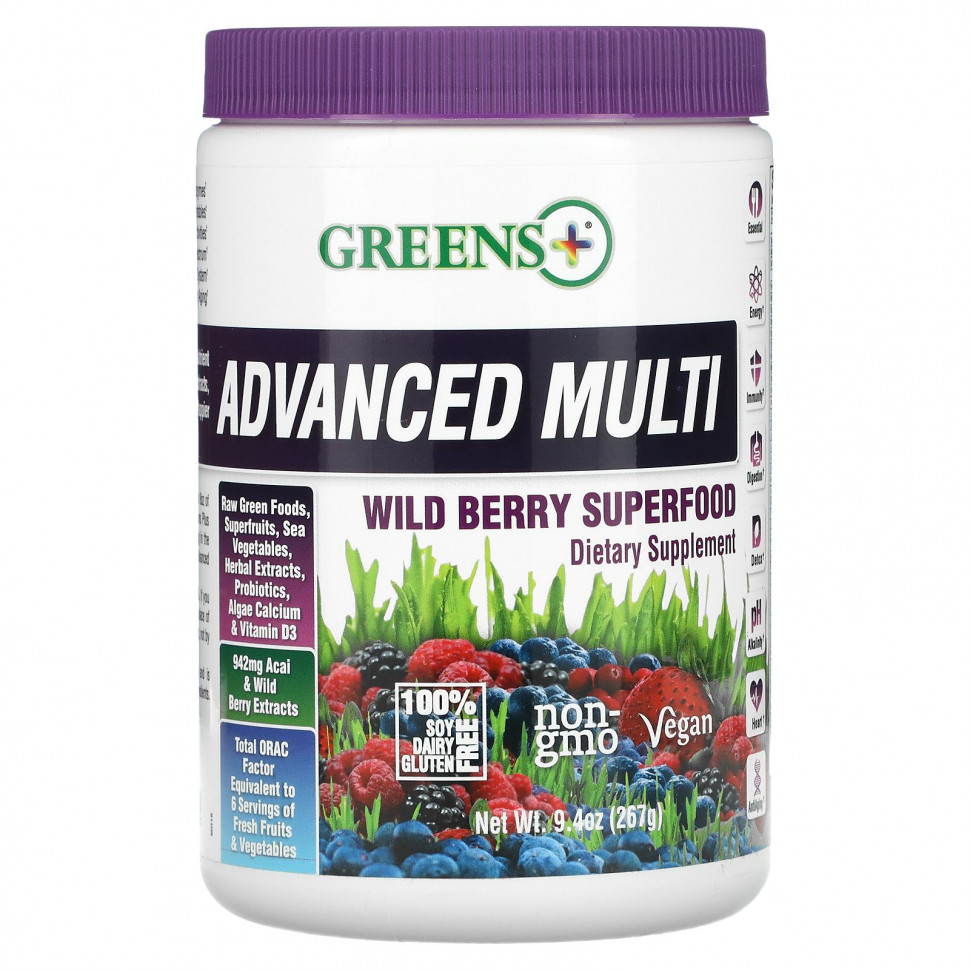 ���� ������ (Iherb) Greens Plus, ����������� ���������������� ��������, � ������� �������, 9,4 ����� �������, ������ �� 8460 ���