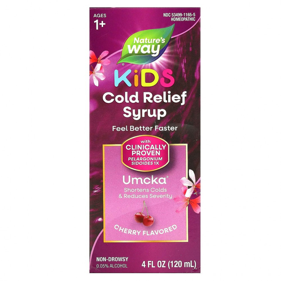   (Iherb) Nature's Way, Umcka, ColdCare,   6   ,  , 120  (4 . )    -     , -, 