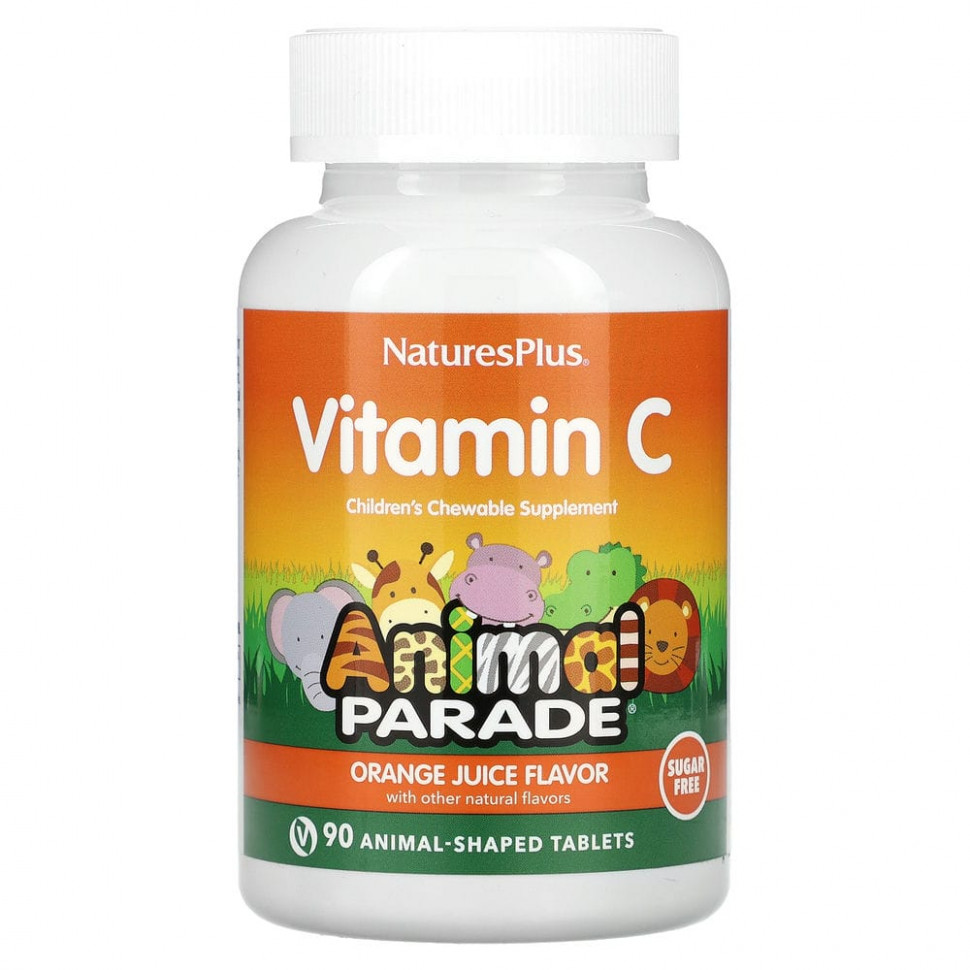   (Iherb) NaturesPlus, Source of Life, Animal Parade,  C,      ,    , 90        -     , -, 