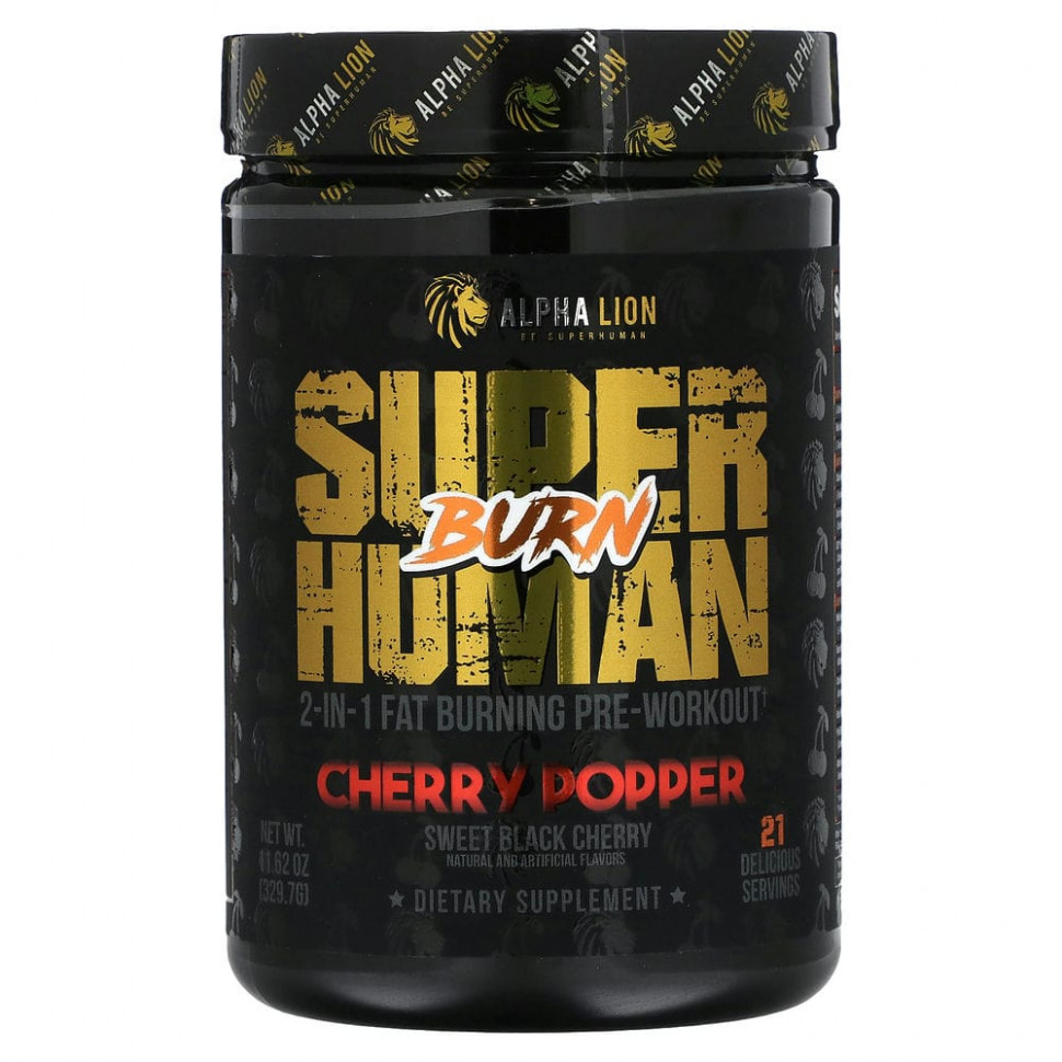 ���� ������ (Iherb) ALPHA LION, SuperHuman Burn, �������� ������, ������� ������ �����, 329,7 � (11,62 �����), ������ �� 8860 ���