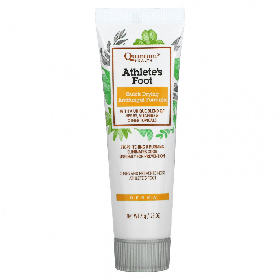 ���� ������ (Iherb) Quantum Health, Athlete's Foot, �������������� ������� ������ ������ �����, 0,75 ����� (21 �), ������ �� 2260 ���