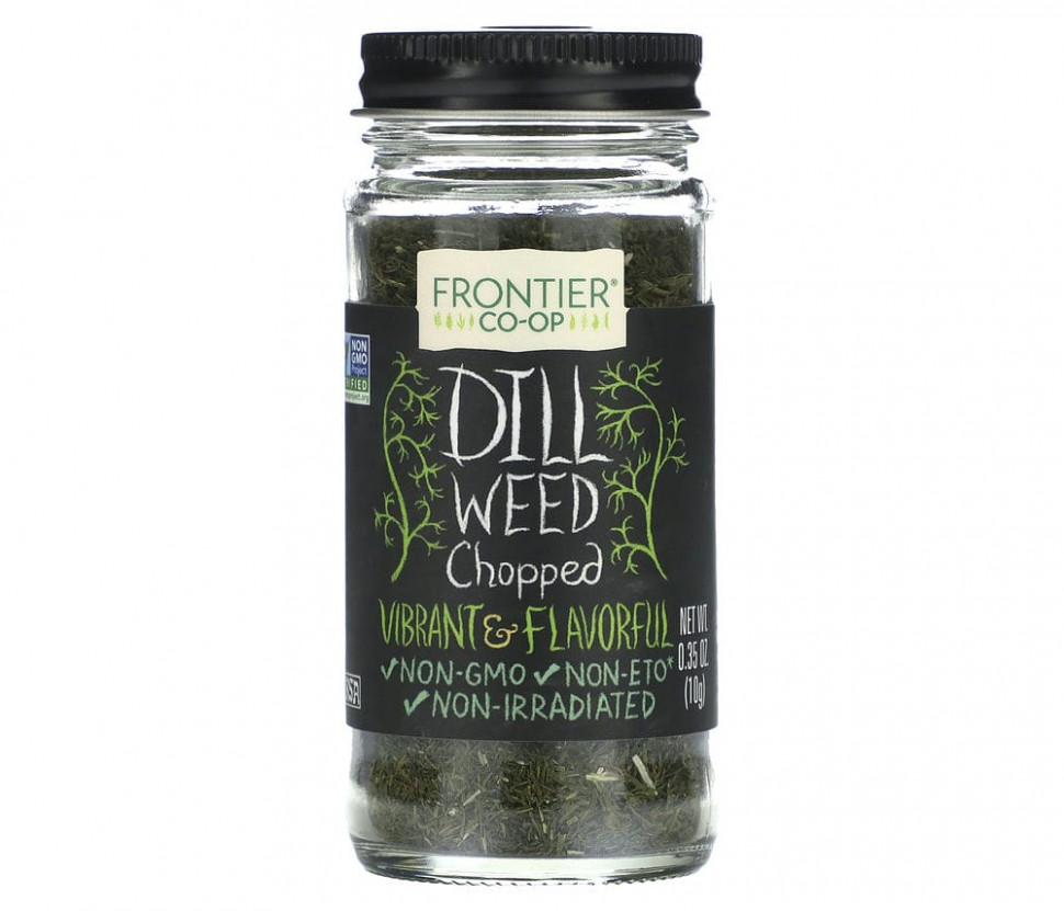   (Iherb) Frontier Co-op, Dill Weed, Chopped, 0.35 oz (10 g)    -     , -, 