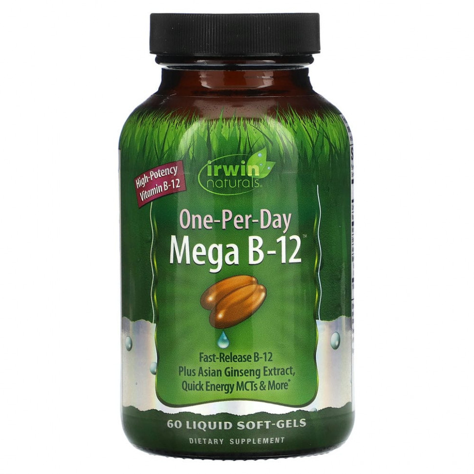 ���� ������ (Iherb) Irwin Naturals, 'B-12 ������', ����������������� ������� B12, 60 ������ ����������� ������ � ���������, ������ �� 3880 ���