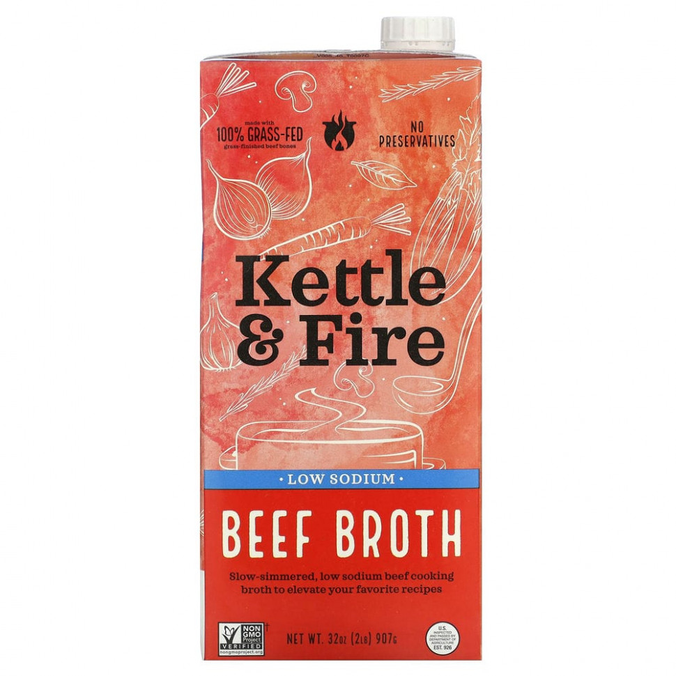   (Iherb) Kettle & Fire,  ,    , 907  (32 )    -     , -, 