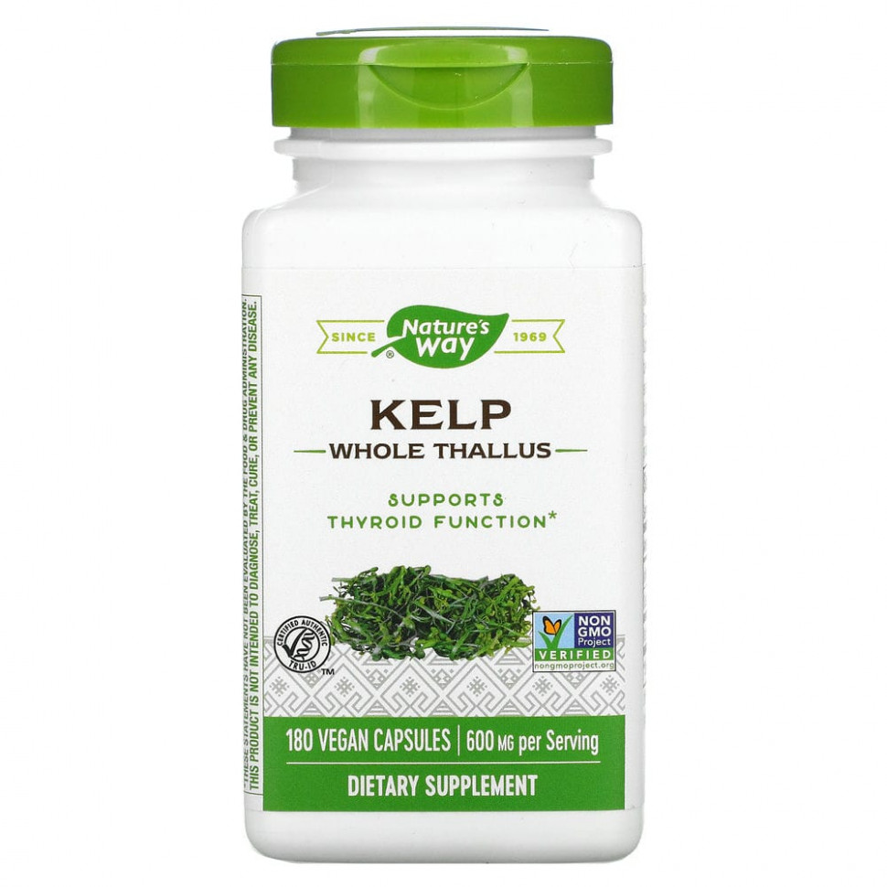 ���� ������ (Iherb) Nature's Way, ����� ���������, ������� ������, 600 ��, 180 �������������� ������, ������ �� 2410 ���