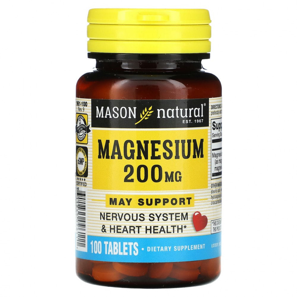   (Iherb) Mason Natural, , 200 , 100     -     , -, 