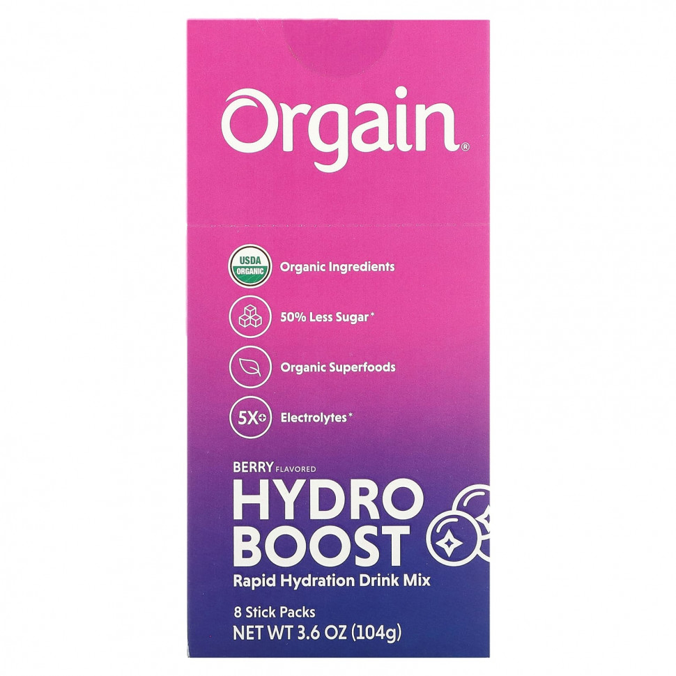   (Iherb) Orgain, Hydro Boost,    , , 8   13  (0,45 )    -     , -, 