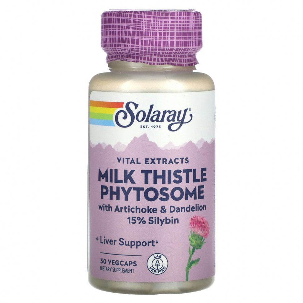 ���� ������ (Iherb) Solaray, Vital Extracts, �������� ����������, 30 ������������ ������, ������ �� 2750 ���