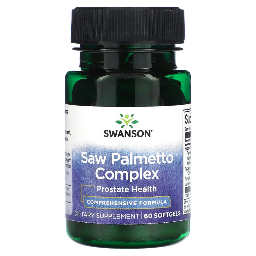   (Iherb) Swanson, Saw Palmetto, 60  ,   4110 