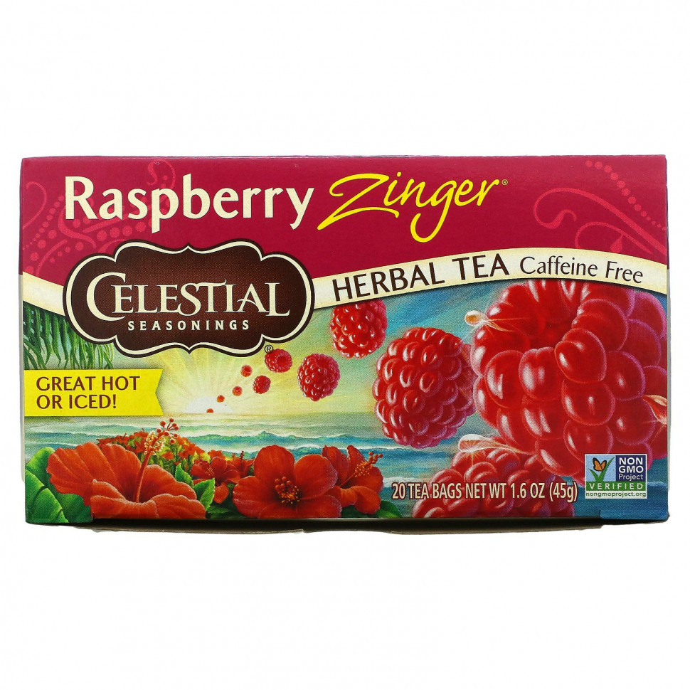 ���� ������ (Iherb) Celestial Seasonings, �������� ���, �� ������ ��������� ������, ��� �������, 20 ������ ���������, 45 � (1,6 �����), ������ �� 990 ���