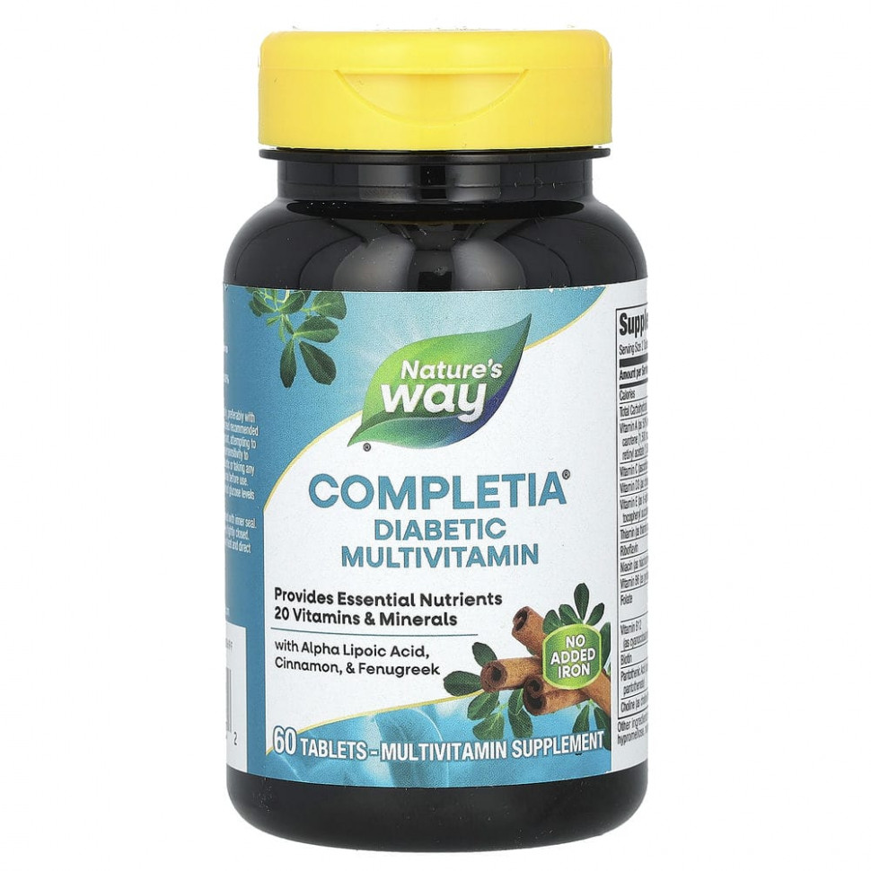   (Iherb) Nature's Way, Completia,    ,   , 60     -     , -, 