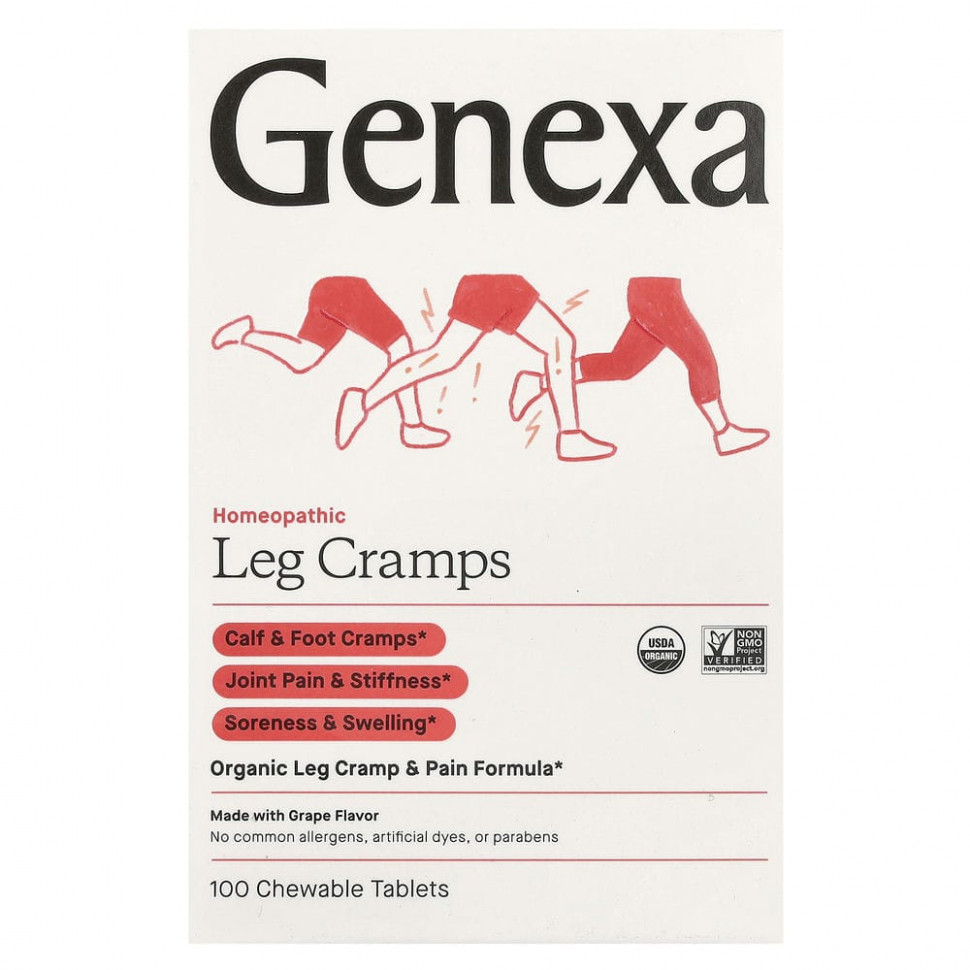   (Iherb) Genexa, Leg Cramp Rx,    ,   , 100      -     , -, 