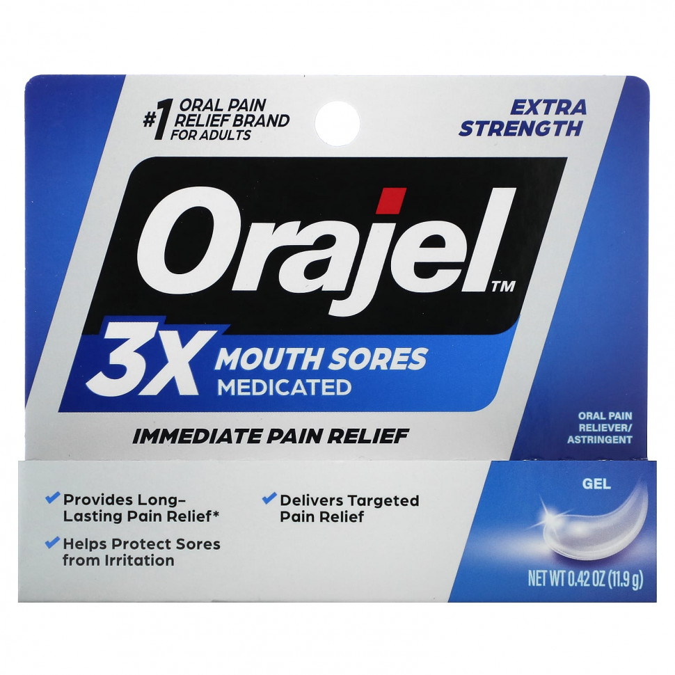   (Iherb) Orajel, 3X      ,  , 11,9  (0,42 )    -     , -, 