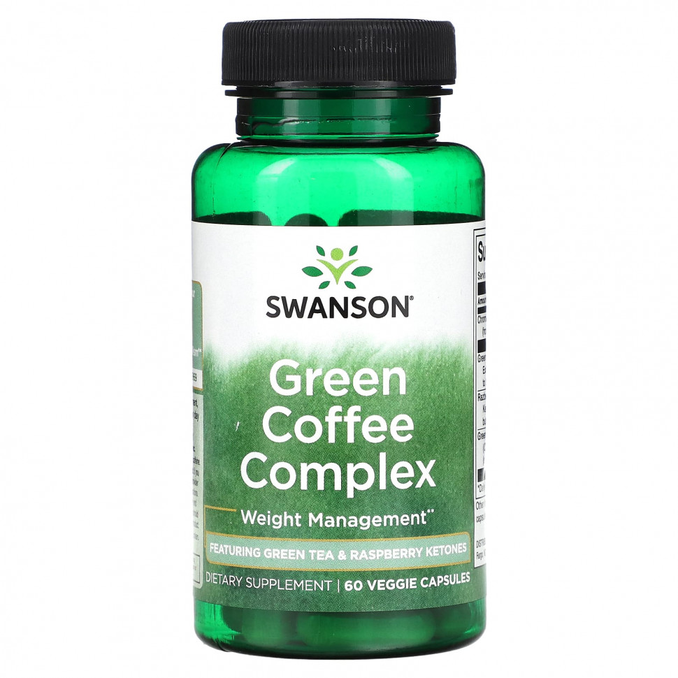 ���� ������ (Iherb) Swanson, Green Coffee Complex, 60 ������������ ������, ������ �� 3440 ���