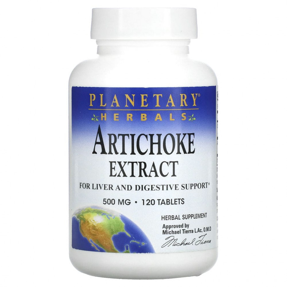 ���� ������ (Iherb) Planetary Herbals, �������� ��������, 500 ��, 120 ��������, ������ �� 3660 ���