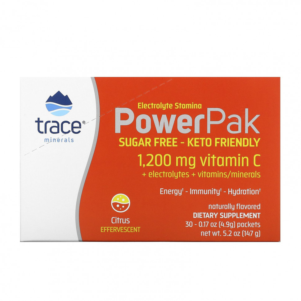   (Iherb) Trace Minerals , Electrolyte Stamina PowerPak,  , , 30   4,9  (0,17 )    -     , -, 