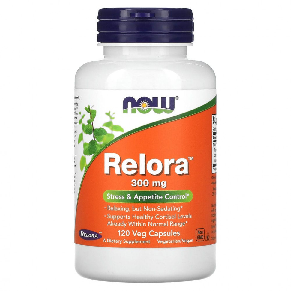 ���� ������ (Iherb) NOW Foods, Relora, 300 ��, 120 ������������ ������, ������ �� 3920 ���