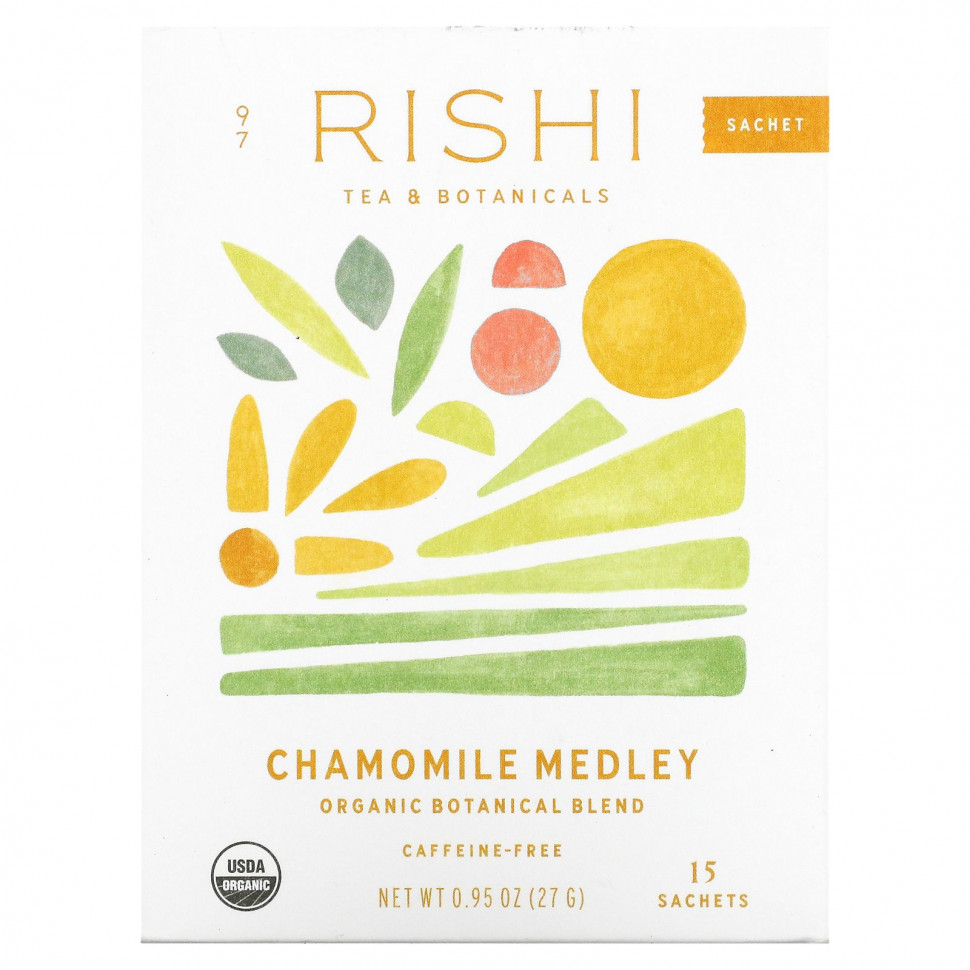���� ������ (Iherb) Rishi Tea, ������������ �������� ���, ����� �������, ��� �������, 15 ���������, 0,95 ����� (27 �), ������ �� 2050 ���