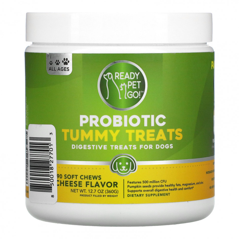 ���� ������ (Iherb) Ready Pet Go, �������������� ��������� ��� ��������, ��������������� ��������� ��� ����� ���� ���������, ���� ����, 90 ������ ����������� ������, ������ �� 4780 ���