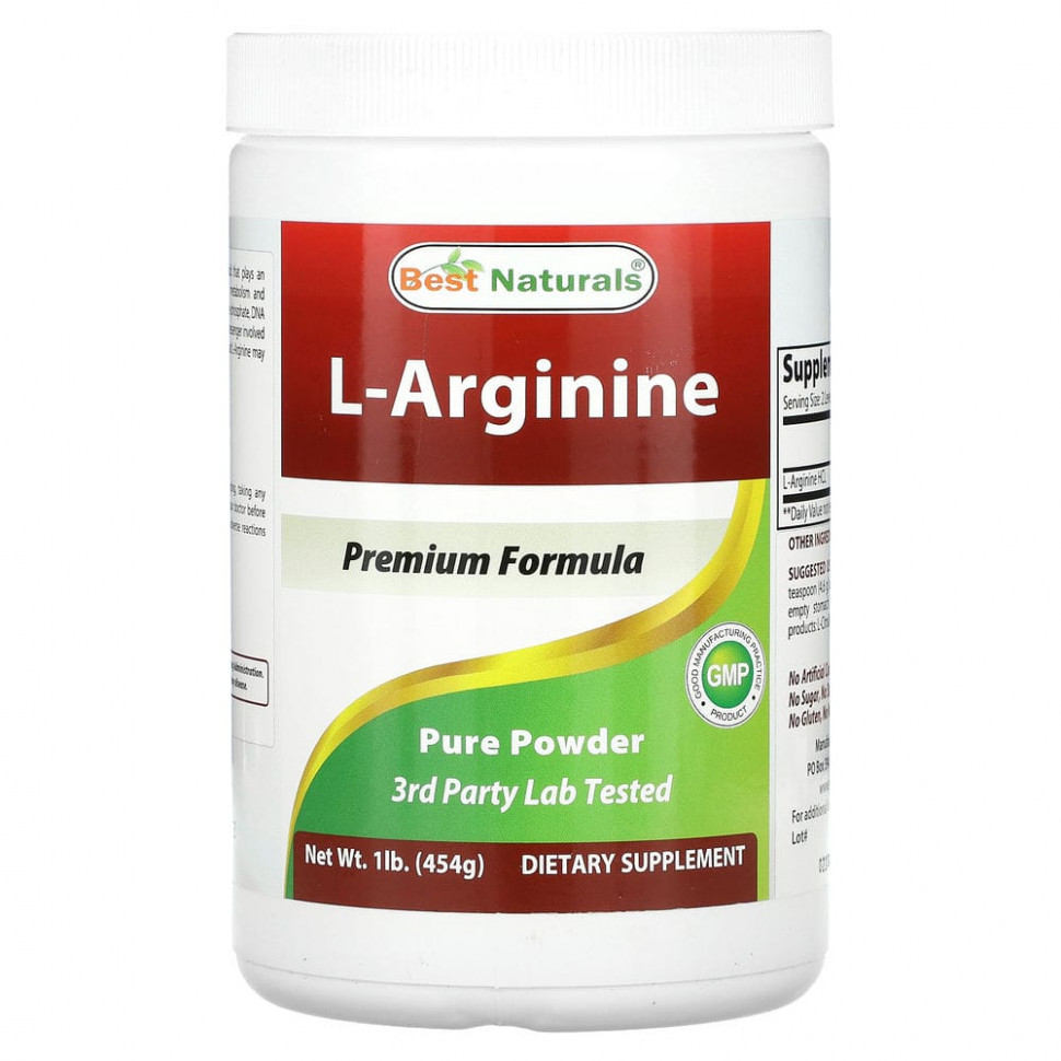 ���� ������ (Iherb) Best Naturals, L-�������, 454 � (1 ����), ������ �� 4080 ���