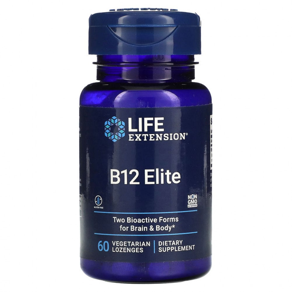 ���� ������ (Iherb) Life Extension, B12 Elite, 60 �������������� ��������, ������ �� 1260 ���