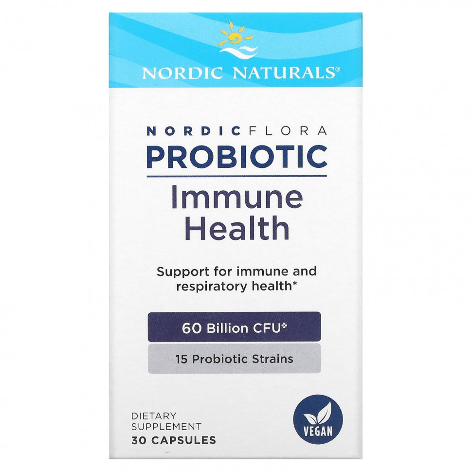 ���� ������ (Iherb) Nordic Naturals, Nordic Flora Probiotic, ��� ����������� �������� �������� �������, 60 ���� ���, 30 ������, ������ �� 7700 ���