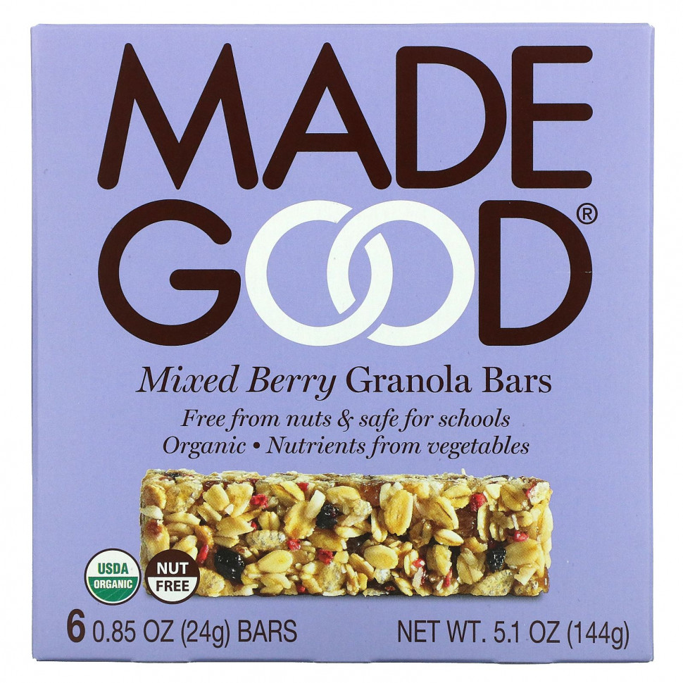   (Iherb) MadeGood,  ,  , 6 ,  24  (0,85 )    -     , -, 