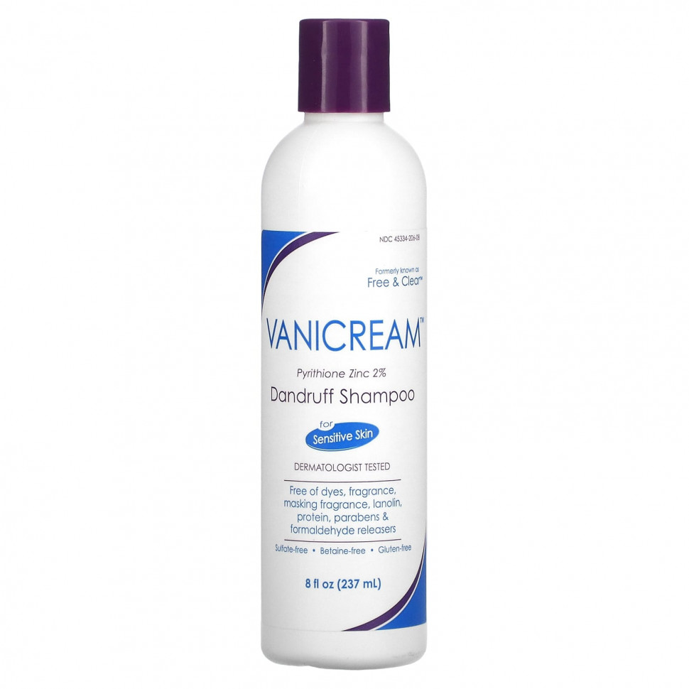 ���� ������ (Iherb) Vanicream, Dandruff Shampoo, For Sensitive Skin, 8 fl oz (237 ml), ������ �� 3110 ���