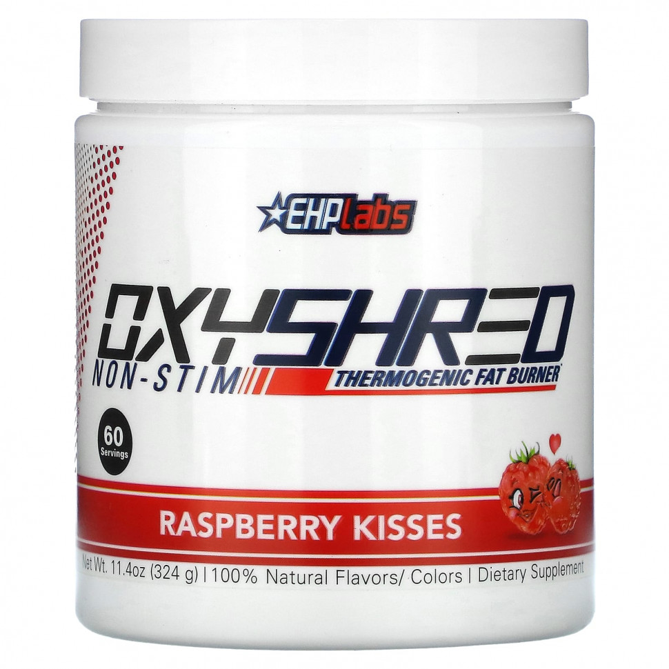 ���� ������ (Iherb) EHPlabs, Oxyshred Non-Stim, ����������� �������� ��� �������� ����, ��������� �������, 324 � (11,4 �����), ������ �� 9660 ���