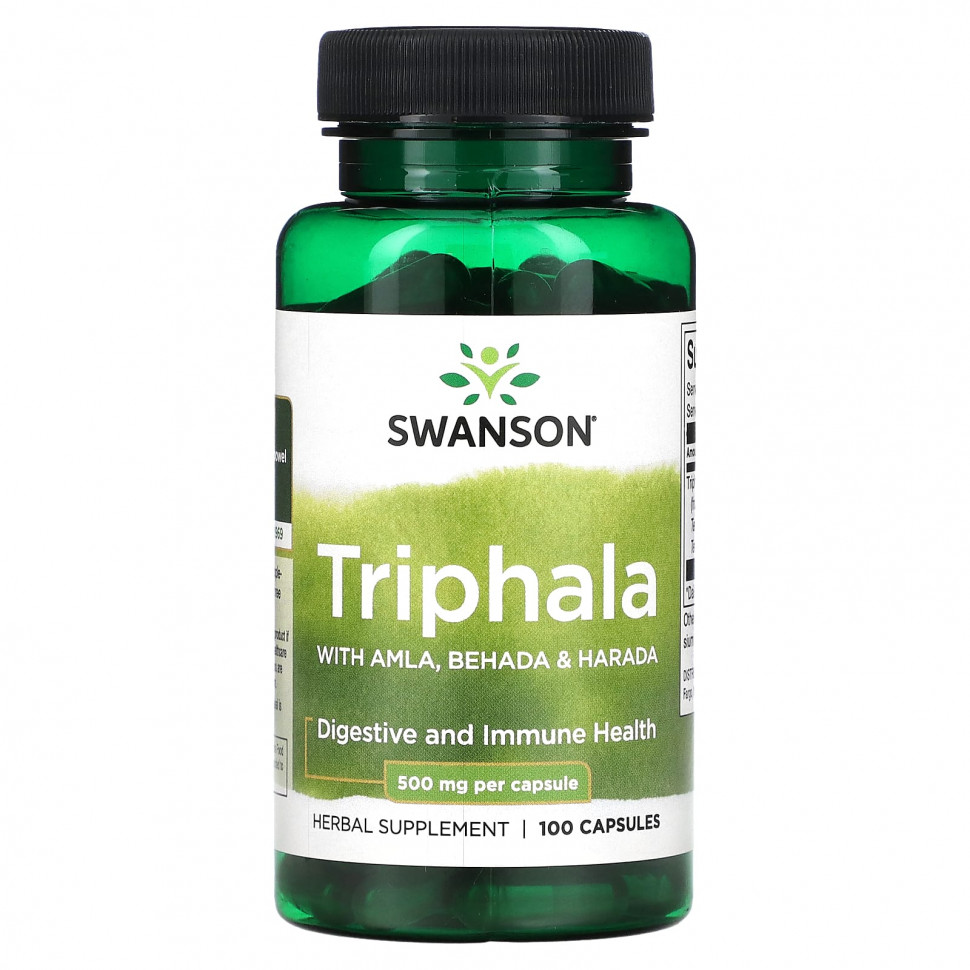   (Iherb) Swanson, Triphla  ,   , 500 , 100     -     , -, 