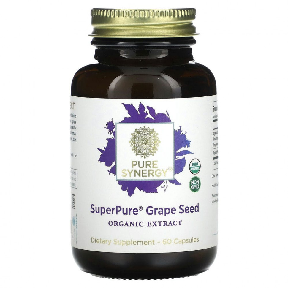 ���� ������ (Iherb) Pure Synergy, Super Pure, ����������� ��������, 60 ������, ������ �� 7270 ���