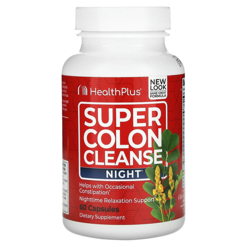   (Iherb) Health Plus, Super Colon Cleanse,     , 60 ,   3140 