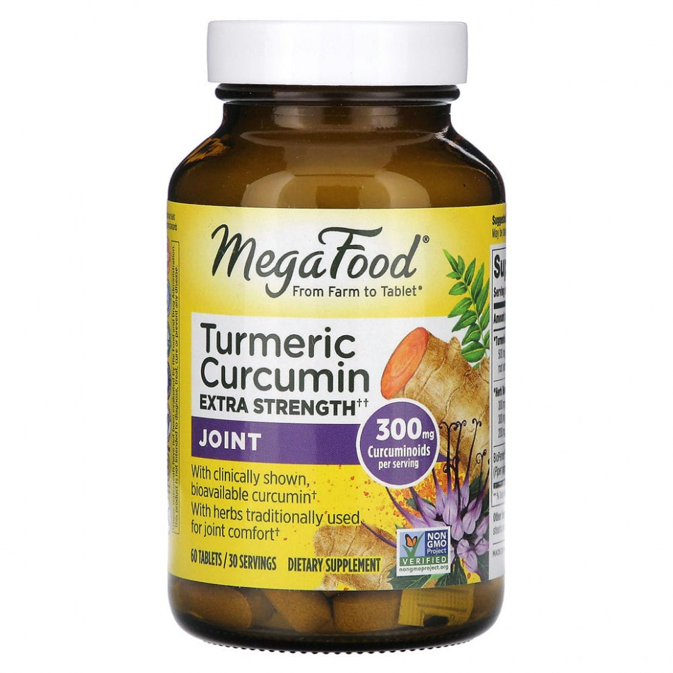   (Iherb) MegaFood, Turmeric Strength,     , 60     -     , -, 