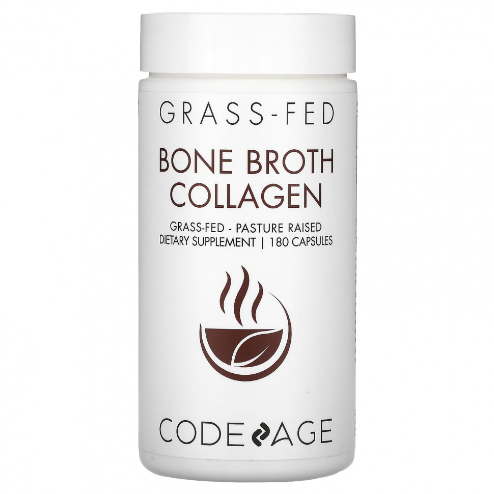   (Iherb) Codeage, Bone Broth Collagen, 180     -     , -, 