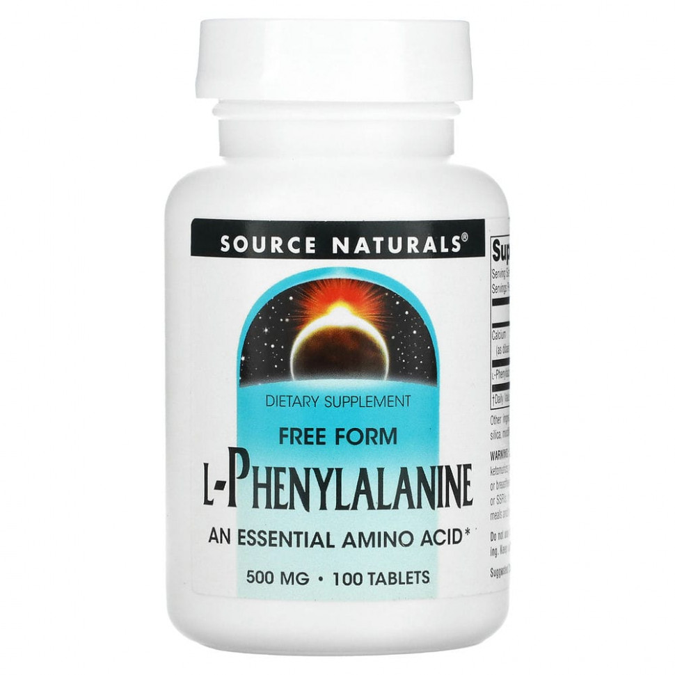   (Iherb) Source Naturals, L-, 500 , 100     -     , -, 