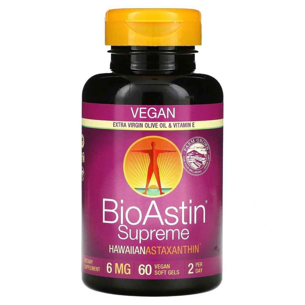   (Iherb) Nutrex Hawaii, BioAstin Supreme, 6 , 60      -     , -, 