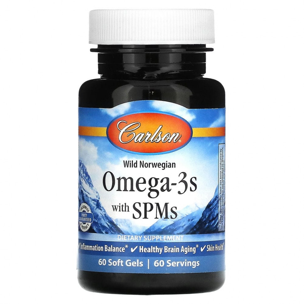   (Iherb) Carlson, -3  SPM`` 60      -     , -, 