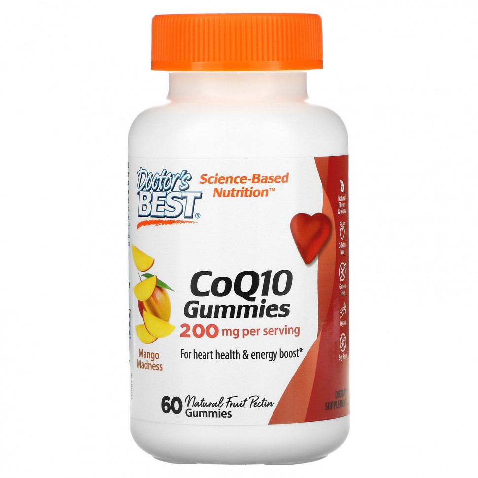 ���� ������ (Iherb) Doctor's Best, ������� Q10, �� ������ �����, 100 ��, 60 ����������� ����������, ������ �� 3770 ���