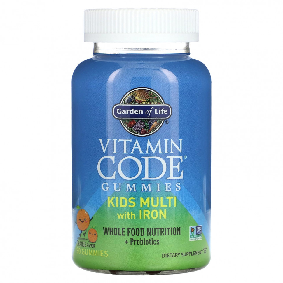 ���� ������ (Iherb) Garden of Life, Vitamin Code, ����������� �������� ��� �����, �������������� � �������, ��������, 90 ����������� ��������, ������ �� 4060 ���