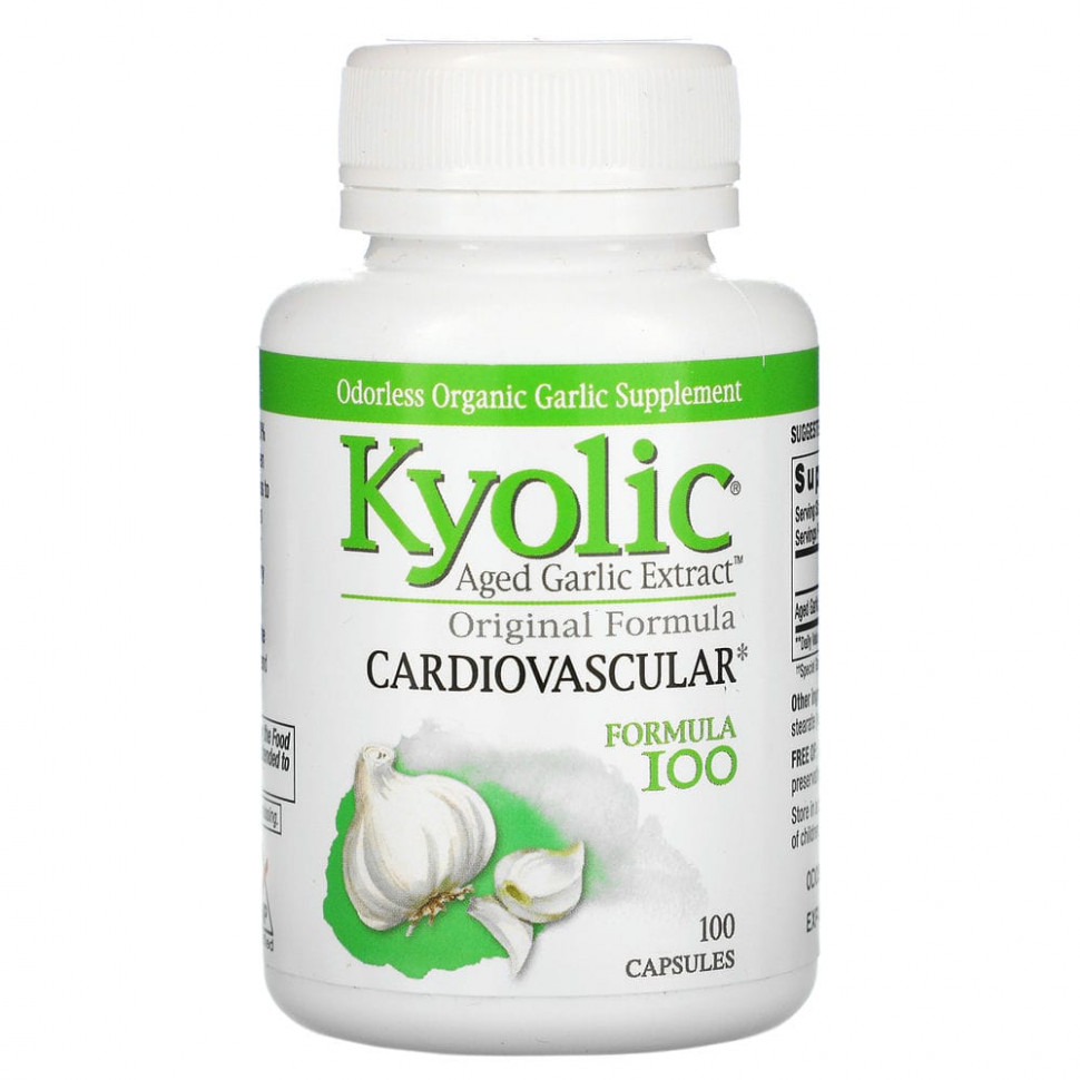 ���� ������ (Iherb) Kyolic, Aged Garlic Extract, ����������� ��������� ��������, ��� ��������-���������� �������, ������������ ������, 100 ������, ������ �� 2400 ���