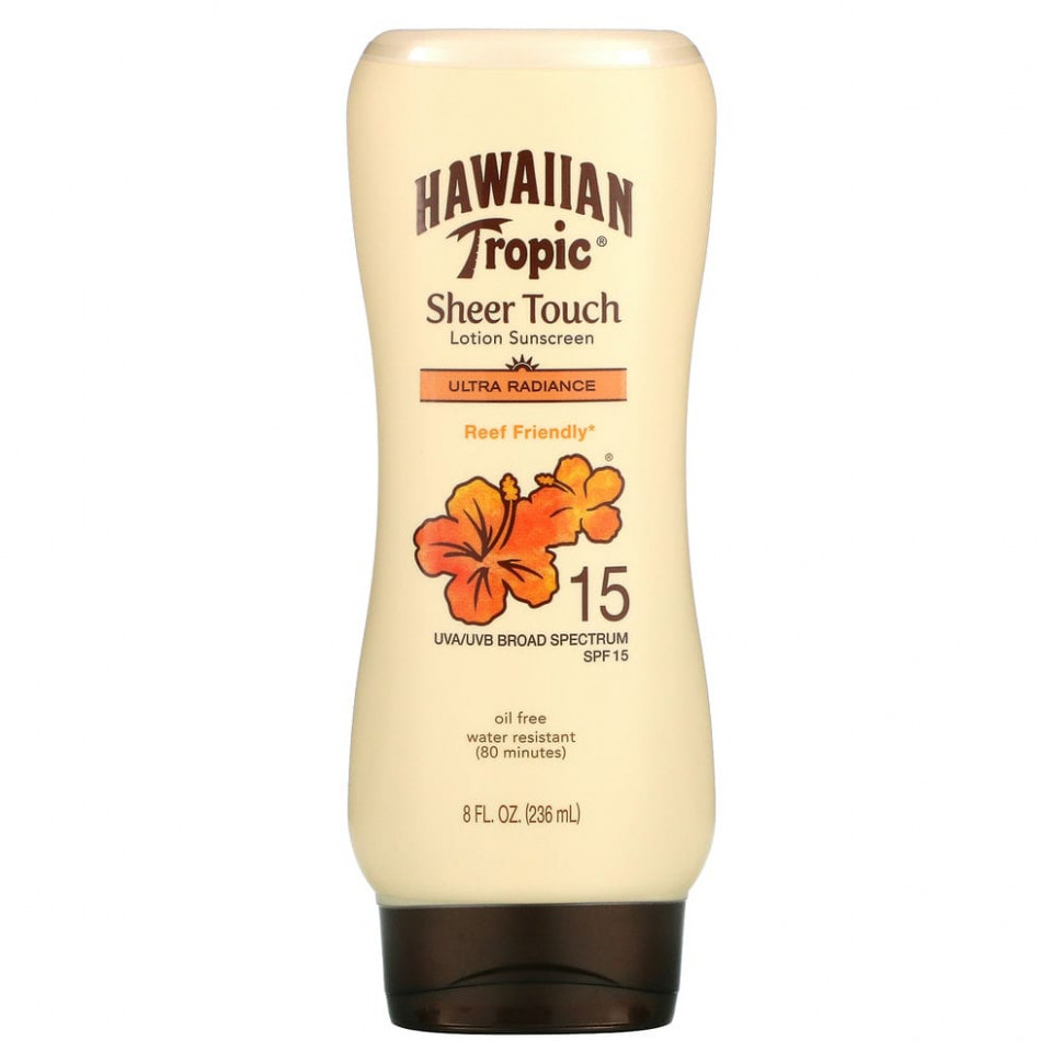   (Iherb) Hawaiian Tropic, Sheer Touch, Ultra Radiance,    SPF 15, 236     -     , -, 