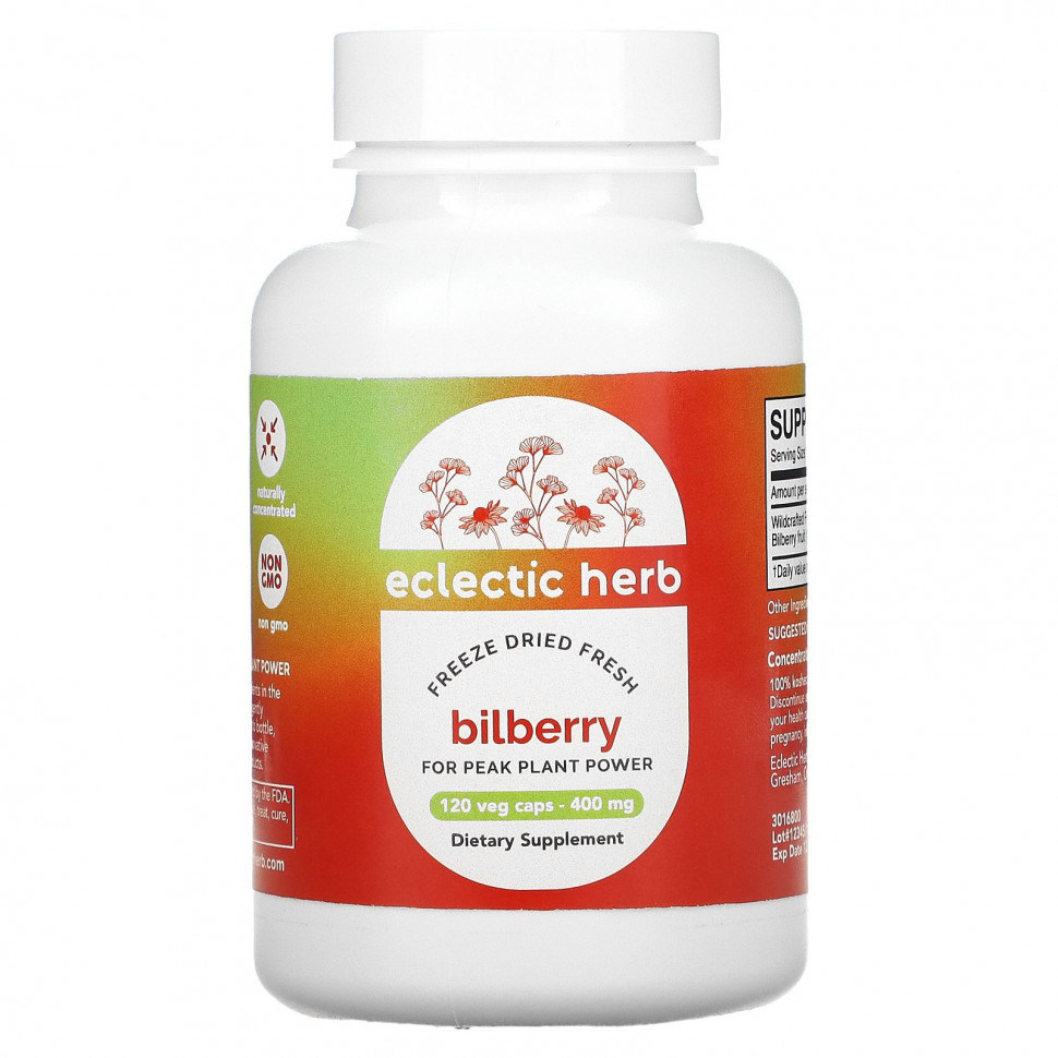���� ������ (Iherb) Eclectic Institute, ��������������� �������, 400 ��, 120 �������������� ������, ������ �� 4730 ���